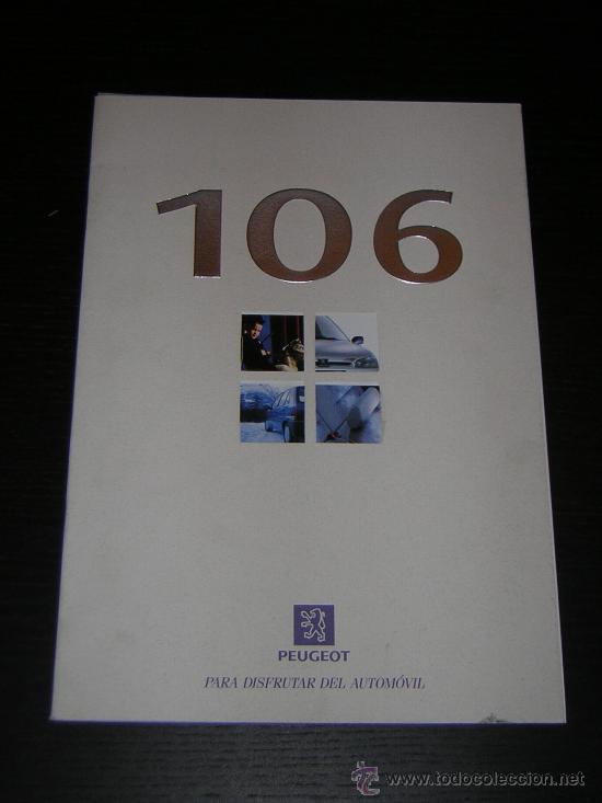 Coches y Motocicletas: PEUGEOT 106 - CATALOGO PUBLICIDAD ORIGINAL - 1996 - ESPA&Ntilde;OL