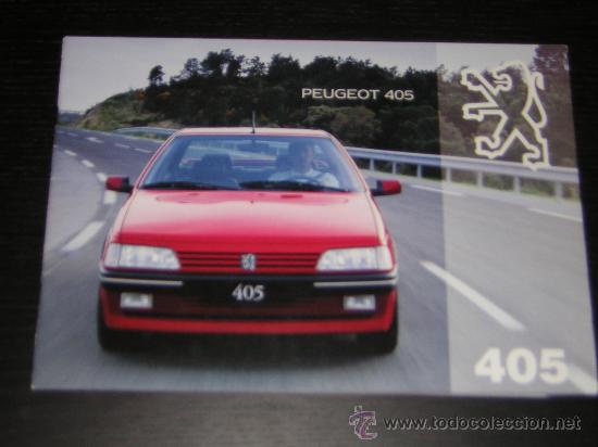 Coches y Motocicletas: PEUGEOT 405 - CATALOGO PUBLICIDAD ORIGINAL - ESPA&Ntilde;OL