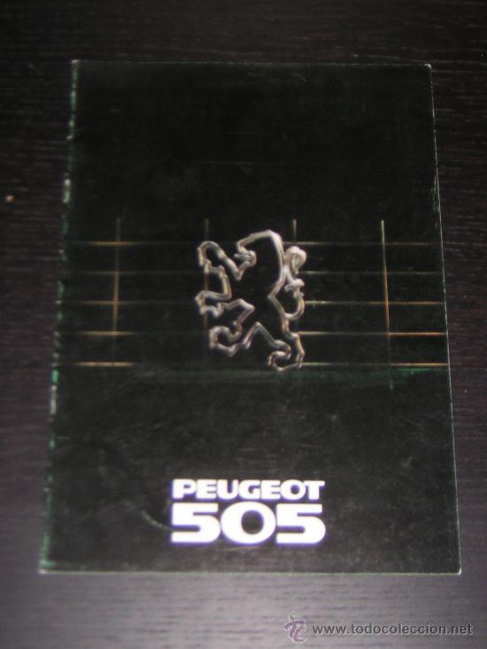 Coches y Motocicletas: PEUGEOT 505 - CATALOGO PUBLICIDAD ORIGINAL - ESPA&Ntilde;OL