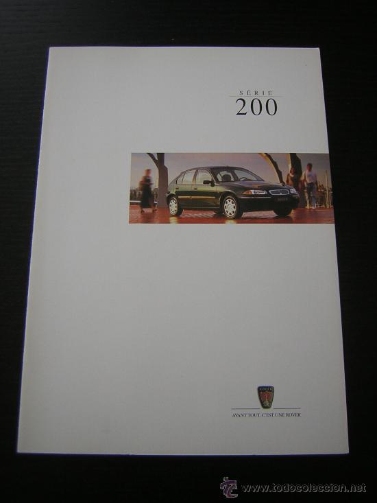 Coches y motocicletas: ROVER SERIE 200 - CATALOGO PUBLICIDAD ORIGINAL - 1997 - FRANCES