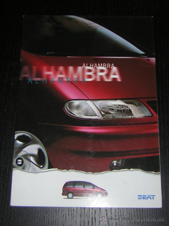 Carros e motociclos: SEAT ALHAMBRA - CATALOGO PUBLICIDAD ORIGINAL - 1996 - ESPA&Ntilde;OL