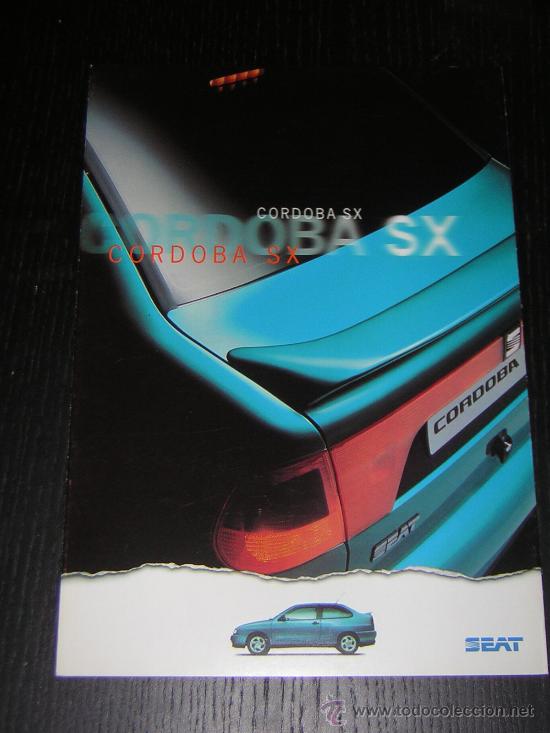 Carros e motociclos: SEAT CORDOBA SX - CATALOGO PUBLICIDAD ORIGINAL - 1996 - ESPA&Ntilde;OL