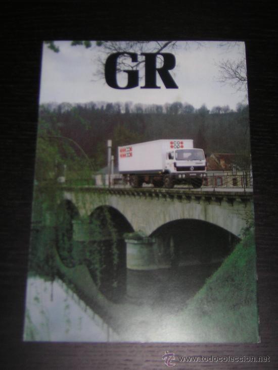 Automobili e Motociclette: RENAULT CAMION GR - CATALOGO PUBLICIDAD ORIGINAL - 1980 - FRANCES