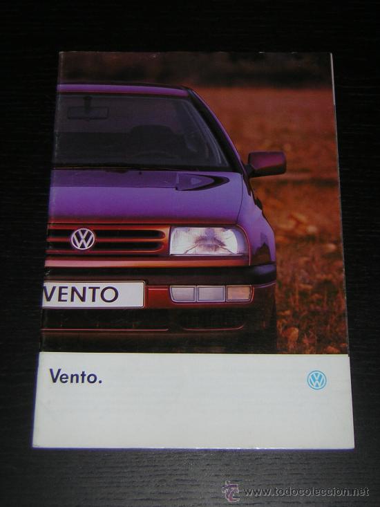 Coches y Motocicletas: VOLKSWAGEN VENTO - CATALOGO PUBLICIDAD ORIGINAL - 1994 - ESPA&Ntilde;OL