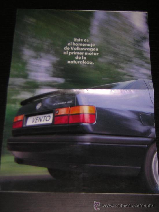 Coches y Motocicletas: VOLKSWAGEN VENTO - CATALOGO PUBLICIDAD ORIGINAL - 1992 - ESPA&Ntilde;OL
