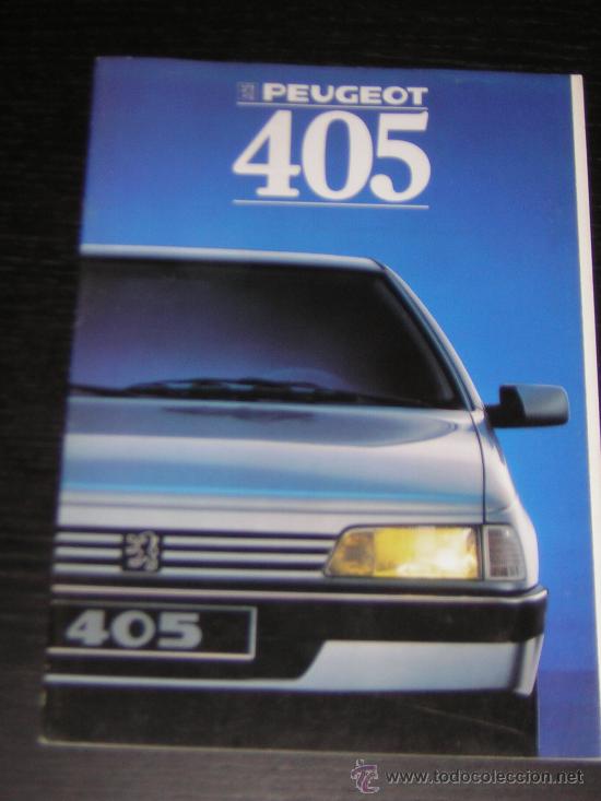 Coches y Motocicletas: PEUGEOT 405 - CATALOGO PUBLICIDAD ORIGINAL - 1988 - ALEMAN