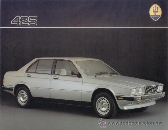 Cars and Motorcycles: Cat&aacute;logo Maserati BITURBO 425