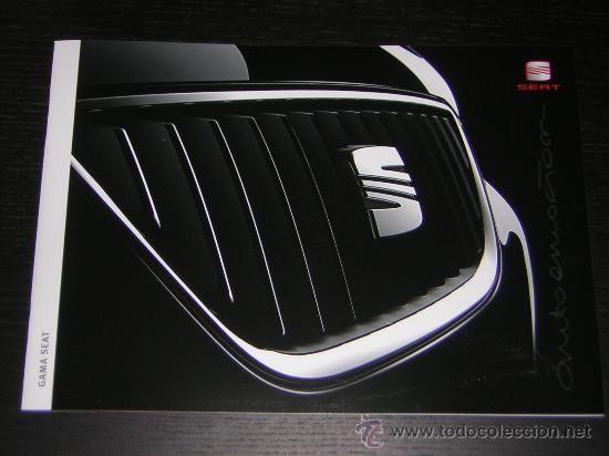 Autos und Motorr&auml;der: SEAT GAMA - CATALOGO PUBLICIDAD - 2009 - ESPA&Ntilde;OL