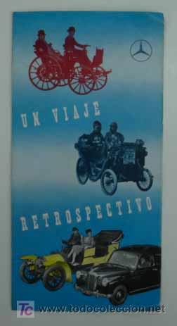 Coches y motocicletas: UN VIAJE RETROSPECTIVO. 1883 - 1954. MOTORES MERCEDES BENZ. TR&Iacute;PTICO.