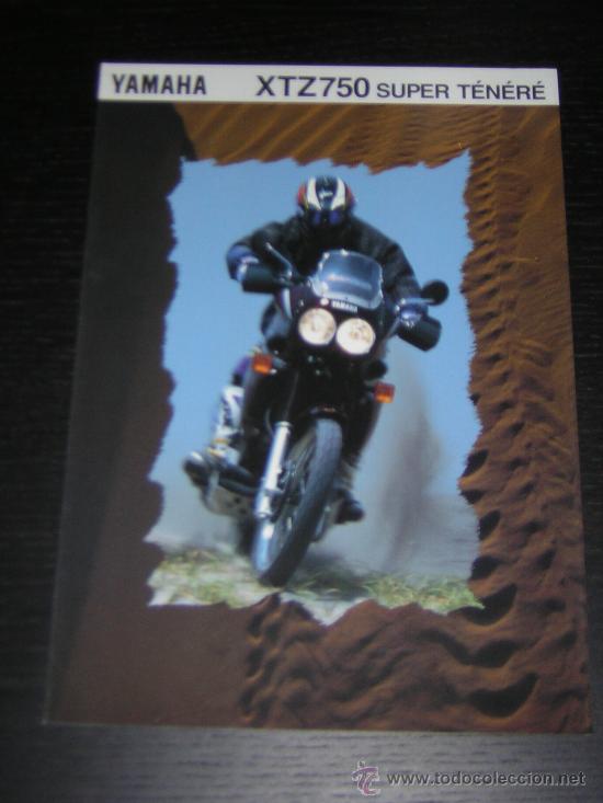 Coches y motocicletas: YAMAHA XTZ 750 SUPER TENERE - CATALOGO PUBLICIDAD ORIGINAL - 1995 - ESPA&Ntilde;OL