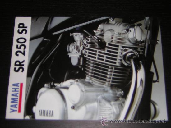 Coches y motocicletas: YAMAHA SR 250 SP - CATALOGO PUBLICIDAD ORIGINAL - 1995 - ESPA&Ntilde;OL