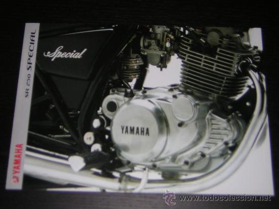 Coches y motocicletas: YAMAHA SR 250 SPECIAL - CATALOGO PUBLICIDAD ORIGINAL - 1999 - ESPA&Ntilde;OL