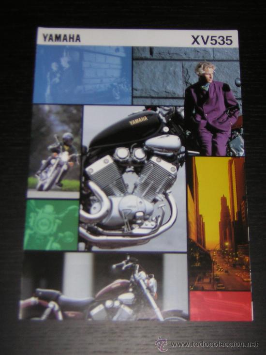 Coches y motocicletas: YAMAHA XV 535 VIRAGO - CATALOGO PUBLICIDAD ORIGINAL - 1993 - ESPA&Ntilde;OL