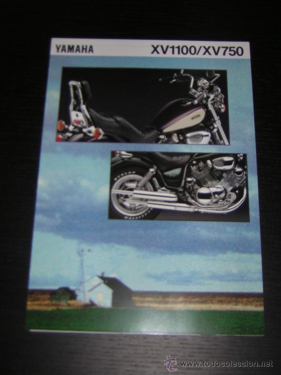 Coches y motocicletas: YAMAHA  XV 750 / XV 1100 VIRAGO - CATALOGO PUBLICIDAD ORIGINAL - 1994 - ESPA&Ntilde;OL