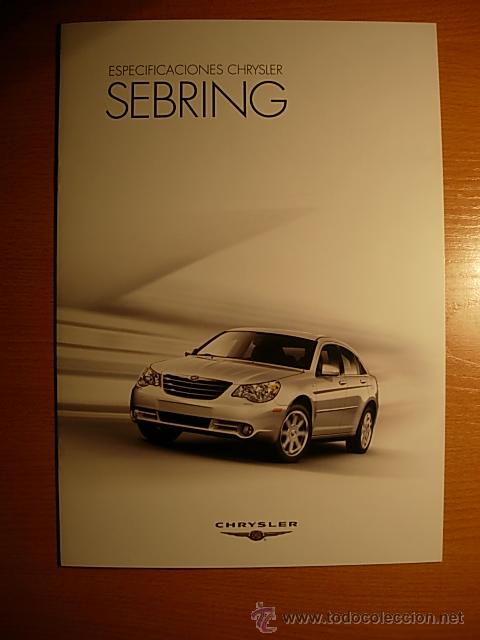 Coches y Motocicletas: CHRYSLER SEBRING - CAT&Aacute;LOGO DE DATOS T&Eacute;CNICOS (2006) - ESPA&Ntilde;OL
