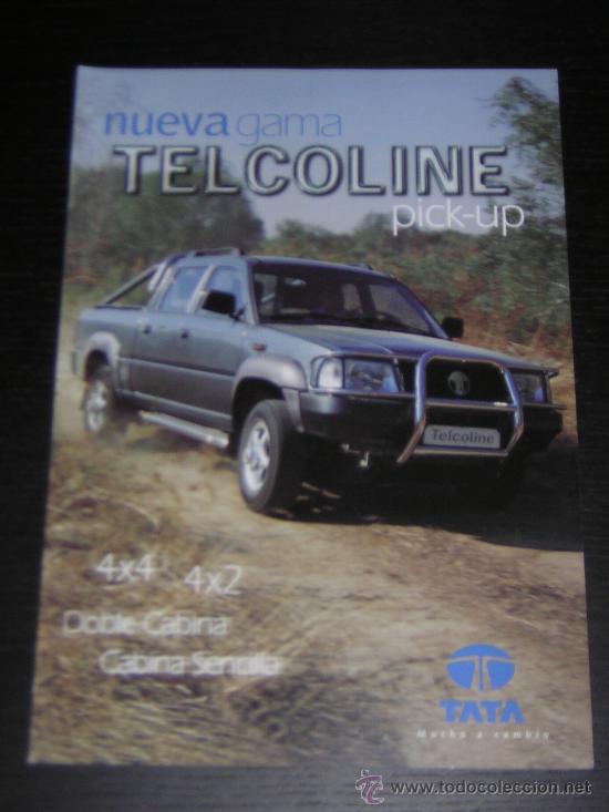 Autos und Motorr&auml;der: TATA TELCOLINE PICK UP - CATALOGO PUBLICIDAD ORIGINAL - ESPA&Ntilde;OL