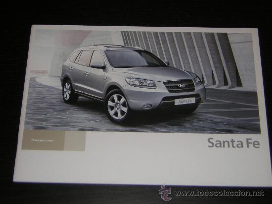 Autos und Motorr&auml;der: HYUNDAI SANTA FE - CATALOGO PUBLICIDAD ORIGINAL - ESPA&Ntilde;OL