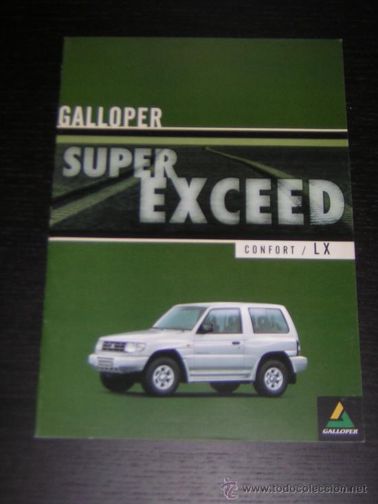 Autos und Motorr&auml;der: GALLOPER SUPER EXCEED - CATALOGO PUBLICIDAD ORIGINAL - ESPA&Ntilde;OL