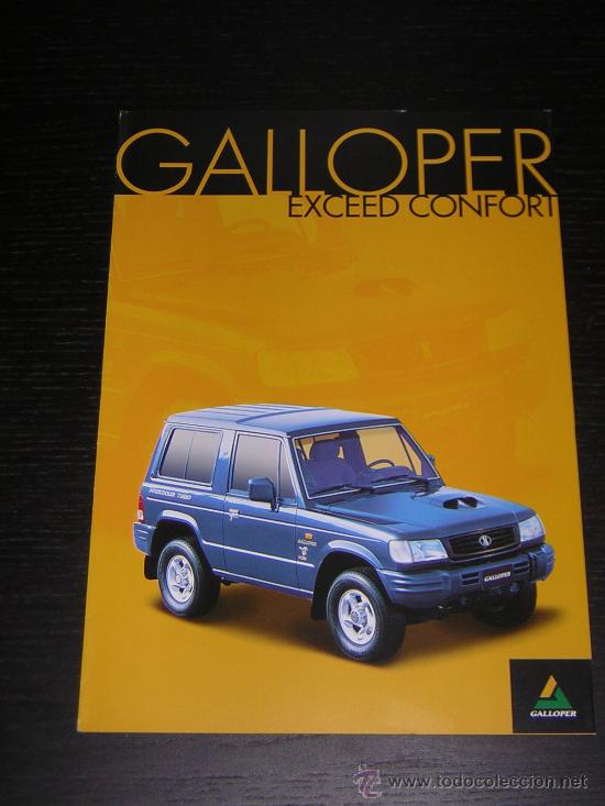 Autos und Motorr&auml;der: GALLOPER EXCEED CONFORT - CATALOGO PUBLICIDAD ORIGINAL - ESPA&Ntilde;OL