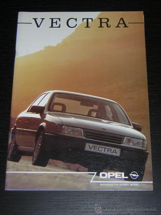 Autos und Motorr&auml;der: OPEL VECTRA - CATALOGO PUBLICIDAD ORIGINAL - 1990 - ESPA&Ntilde;OL