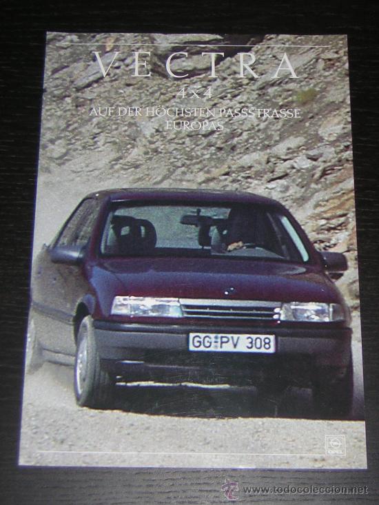 Autos und Motorr&auml;der: OPEL VECTRA 4x4 - CATALOGO PUBLICIDAD ORIGINAL - ALEMAN