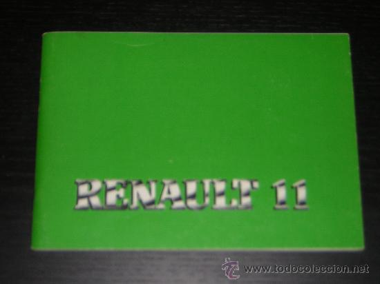 Autos und Motorr&auml;der: RENAULT 11 - MANUAL USUARIO ORIGINAL - 1983 - ESPA&Ntilde;OL