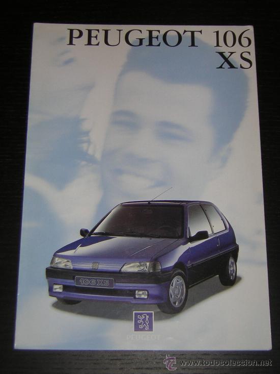 Coches y Motocicletas: PEUGEOT 106 XS - CATALOGO PUBLICIDAD ORIGINAL - ESPA&Ntilde;OL