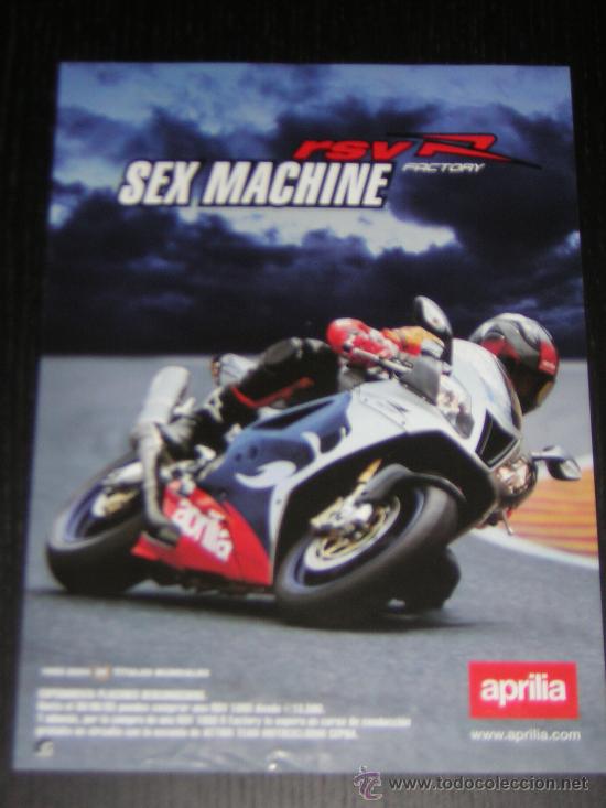 Automobili e Motociclette: APRILIA RSV 1000 R - ANUNCIO PUBLICIDAD ORIGINAL DE REVISTA - HOJA EN ESPA&Ntilde;OL
