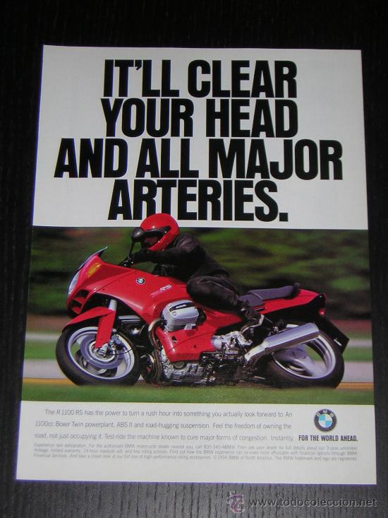 Bmw R 1100 Rs Anuncio Publicidad Original De Verkauft Durch Direktverkauf