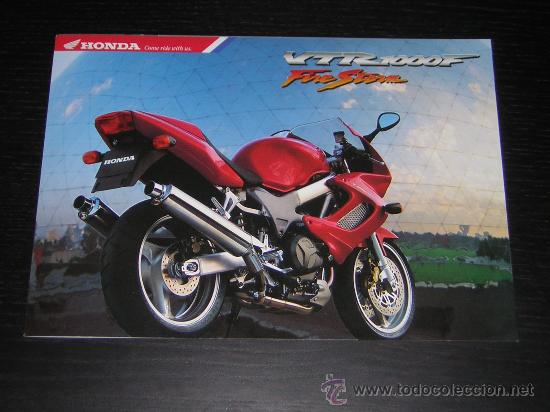 Coches y Motocicletas: HONDA VTR 1000 F - CATALOGO PUBLICIDAD ORIGINAL - 1999 - ESPA&Ntilde;OL