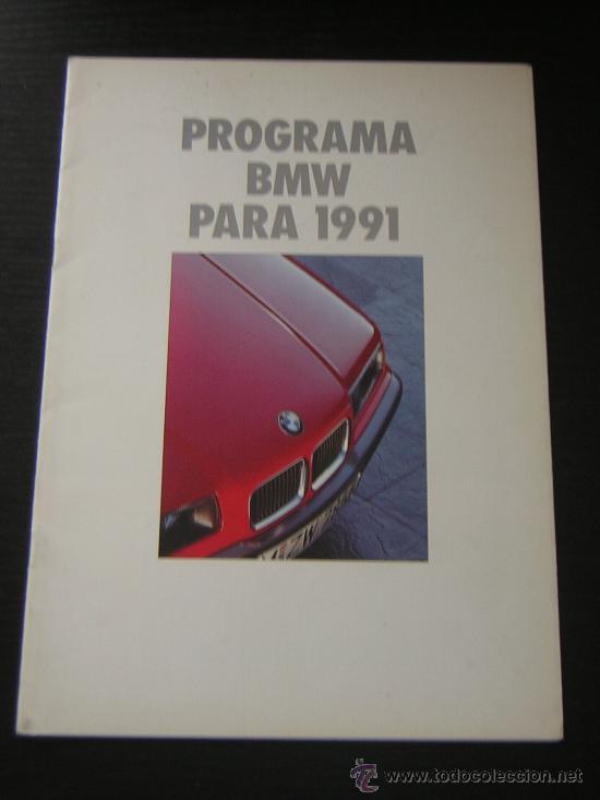 Coches y Motocicletas: BMW GAMA SERIE 3 5 7 8 M3 Z1 - CATALOGO PUBLICIDAD ORIGINAL - 1991 - ESPA&Ntilde;OL