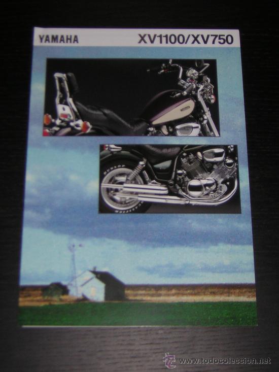 Coches y motocicletas: YAMAHA XV 750 1100 VIRAGO - CATALOGO FOLLETO PUBLICIDAD ORIGINAL - 1994 - ESPA&Ntilde;OL