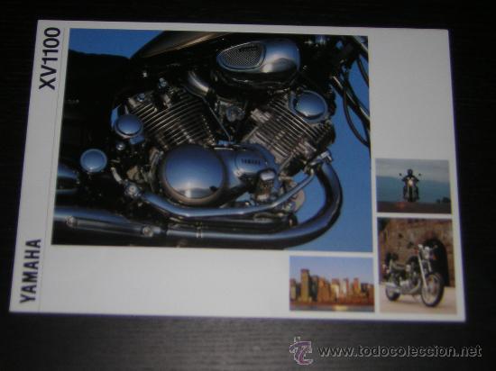 Coches y motocicletas: YAMAHA XV 1100 VIRAGO - CATALOGO FOLLETO PUBLICIDAD ORIGINAL - 1992 - ESPA&Ntilde;OL
