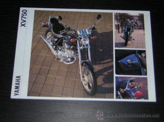 Coches y motocicletas: YAMAHA XV 750 VIRAGO - CATALOGO FOLLETO PUBLICIDAD ORIGINAL - 1992 - ESPA&Ntilde;OL