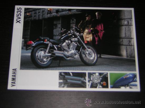 Coches y motocicletas: YAMAHA XV 535 VIRAGO - CATALOGO FOLLETO PUBLICIDAD ORIGINAL - 1992 - ESPA&Ntilde;OL