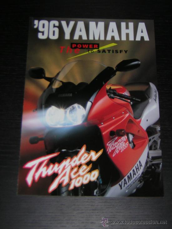 Coches y motocicletas: YAMAHA YZF 1000 R THUNDER ACE - CATALOGO FOLLETO PUBLICIDAD ORIGINAL - 1996 - ESPA&Ntilde;OL