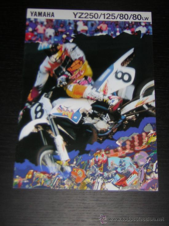 Coches y motocicletas: YAMAHA YZ 80 / 80 LW / YZ 125 / YZ 250 - CATALOGO FOLLETO PUBLICIDAD ORIGINAL - 1994 - ESPA&Ntilde;OL