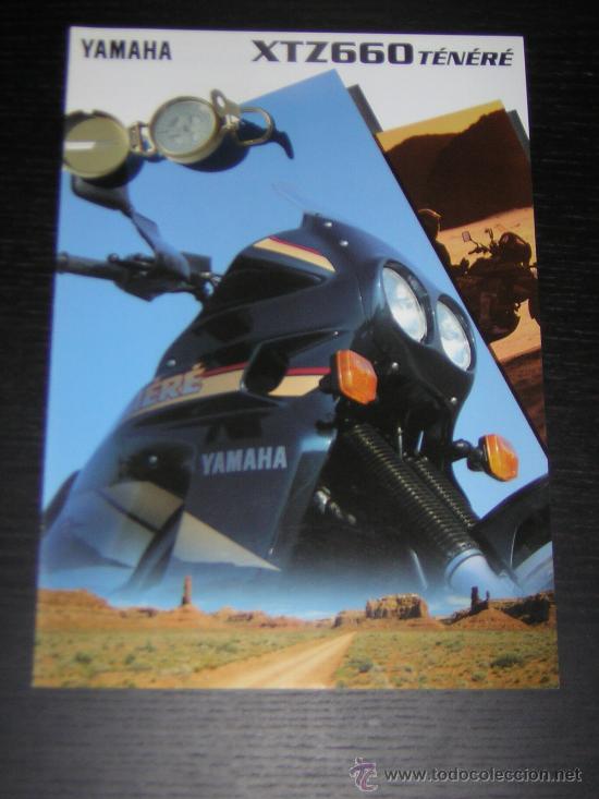 Coches y motocicletas: YAMAHA XTZ 660 TENERE - CATALOGO FOLLETO PUBLICIDAD ORIGINAL - 1997 - ESPA&Ntilde;OL