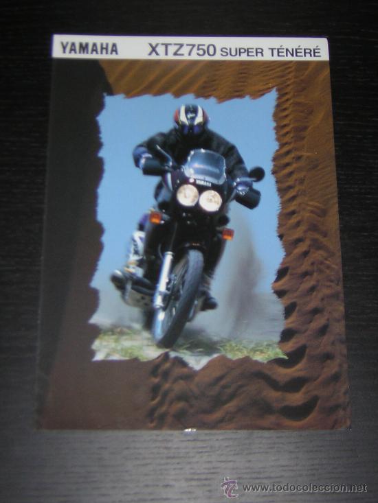 Coches y motocicletas: YAMAHA XTZ 750 SUPER TENERE - CATALOGO FOLLETO PUBLICIDAD ORIGINAL - 1995 - ESPA&Ntilde;OL