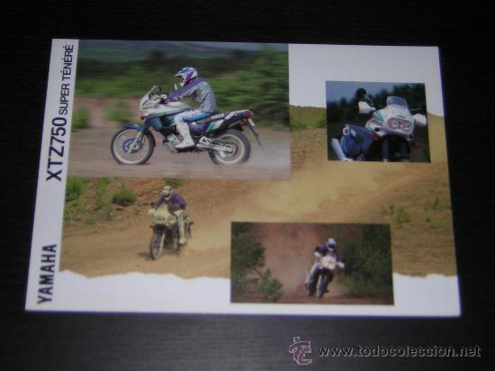 Coches y motocicletas: YAMAHA XTZ 750 SUPER TENERE - CATALOGO FOLLETO PUBLICIDAD ORIGINAL - 1993 - ESPA&Ntilde;OL