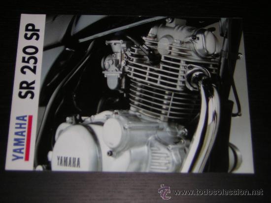 Coches y motocicletas: YAMAHA SR 250 SP SPECIAL - CATALOGO FOLLETO PUBLICIDAD ORIGINAL - 1995 - ESPA&Ntilde;OL