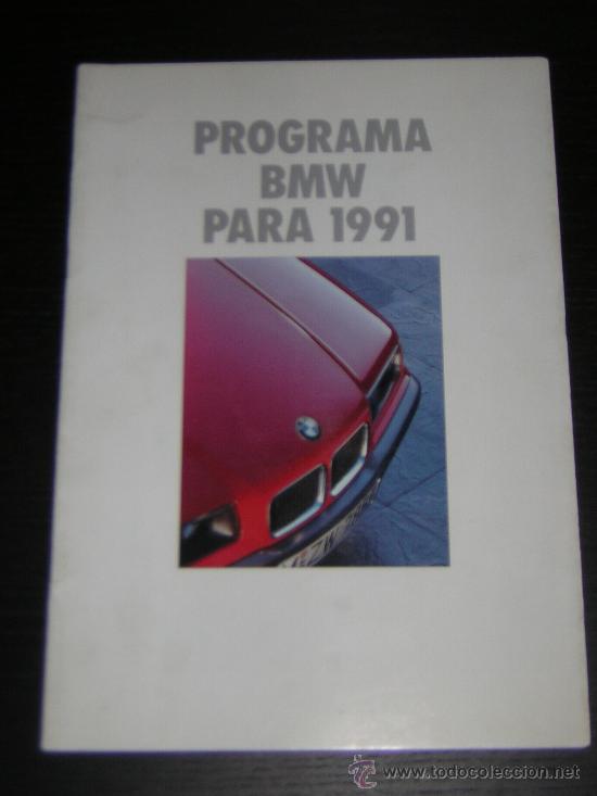Coches y Motocicletas: BMW GAMA - CATALOGO PUBLICIDAD ORIGINAL - 1991 - ESPA&Ntilde;OL