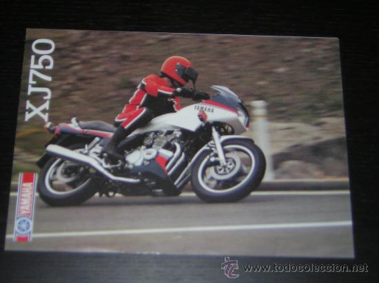 Coches y motocicletas: YAMAHA XJ 750 - CATALOGO PUBLICIDAD ORIGINAL - 1984 - FRANCES