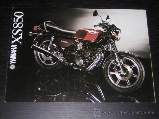 Coches y motocicletas: YAMAHA XS 850 - CATALOGO PUBLICIDAD ORIGINAL - 1980 - FRANCES