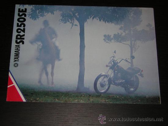 Coches y motocicletas: YAMAHA SR 250 SE SPECIAL - CATALOGO PUBLICIDAD ORIGINAL - 1981 - INGLES
