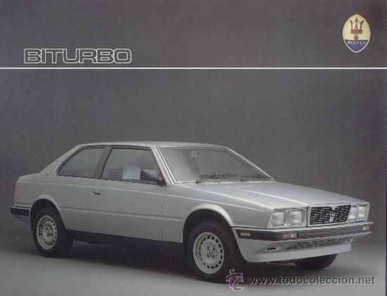 Cars and Motorcycles: CAT&Aacute;LOGO MASERATI BITURBO