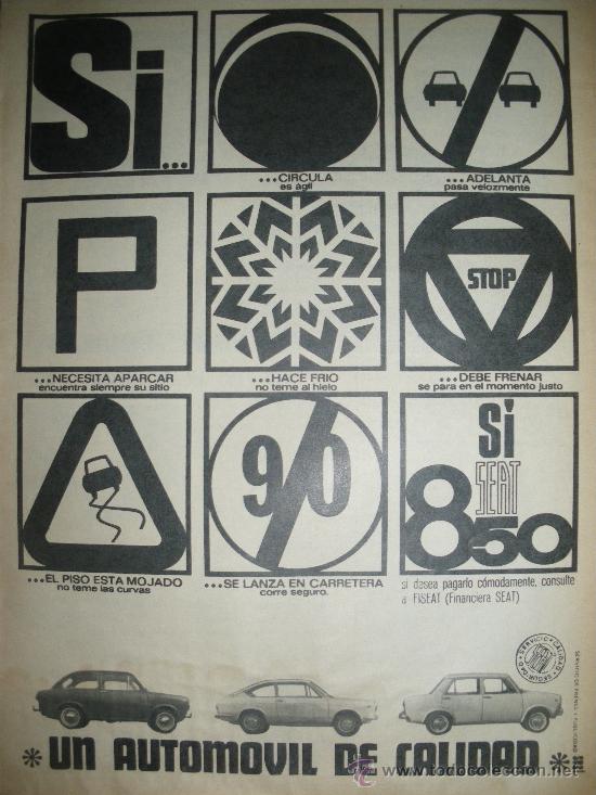 Coches y motocicletas: SEAT 850. UN AUTOMOVIL DE CALIDAD.