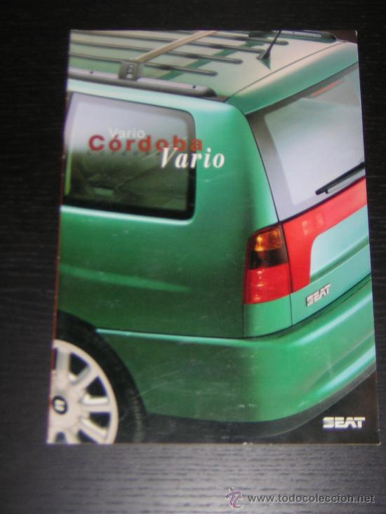 Carros e motociclos: SEAT CORDOBA VARIO - CATALOGO PUBLICIDAD ORIGINAL - 1997 - ESPA&Ntilde;OL