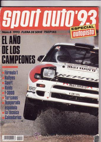 Automobili e Motociclette: CATALOGO SPORT AUTO A&Ntilde;O 1993 N&ordm; 6