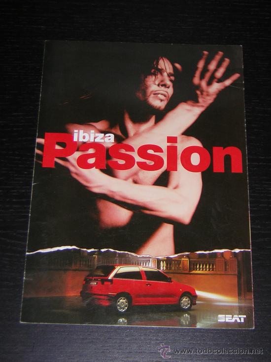 Automobili e Motociclette: SEAT IBIZA PASSION / JOAQUIN CORTES - CATALOGO PUBLICIDAD ORIGINAL - 1996 - ESPA&Ntilde;OL